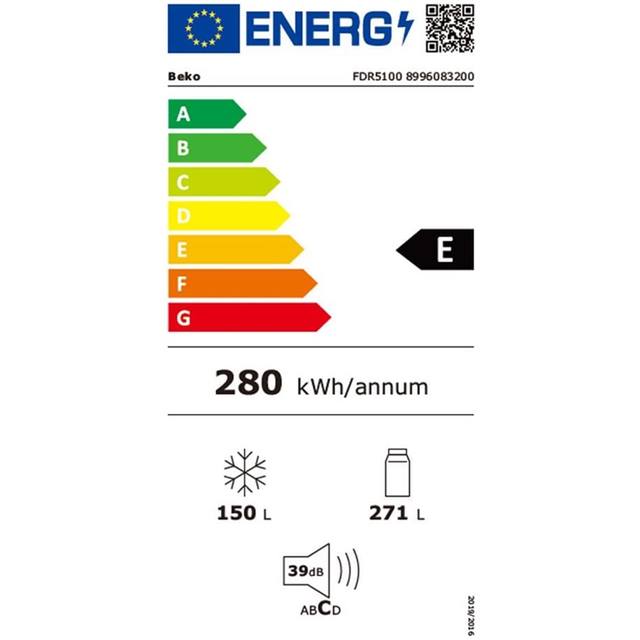 Beko Foodcenter FDR5100 Argent