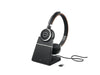 Jabra Casque Evolve 65SE Duo MS avec station de charge