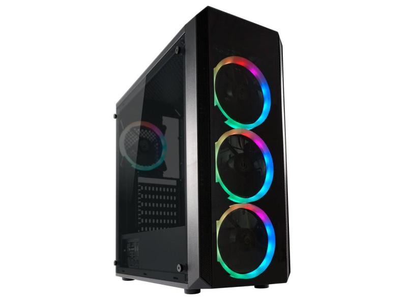 LC-Power Boîtier d’ordinateur Gaming 703B – Quad-Luxx