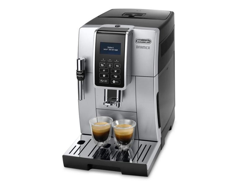 De'Longhi Machine à café automatique Dinamica ECAM 350.35.SB Argenté