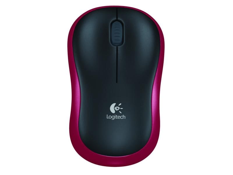 Logitech Souris M185 Wireless rouge