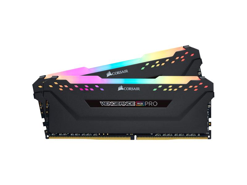 Corsair RAM DDR4 Vengeance RGB PRO Noir iCUE 3200 MHz 2x 8 Go