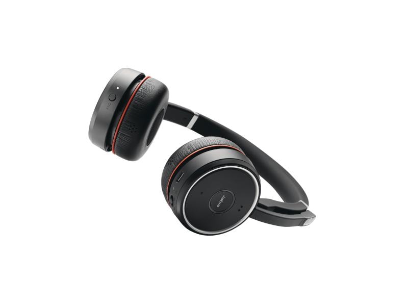 Jabra Casque Evolve 75SE UC Duo avec station de charge