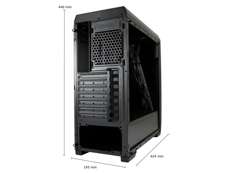 LC-Power Boîtier d’ordinateur Gaming 700B – Hexagon