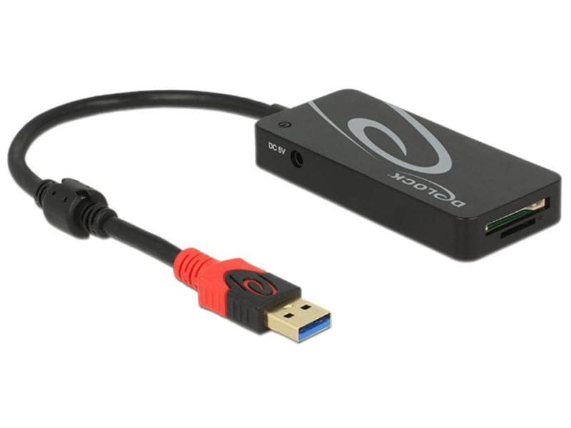 Delock Station d'accueil USB 3.1 - 3x Typ-A + SD / Micro SD Reader