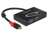 Delock Dockingstation USB 3.1 Typ-C Gen1 - 2x Typ-A + 1x HDMI 4K