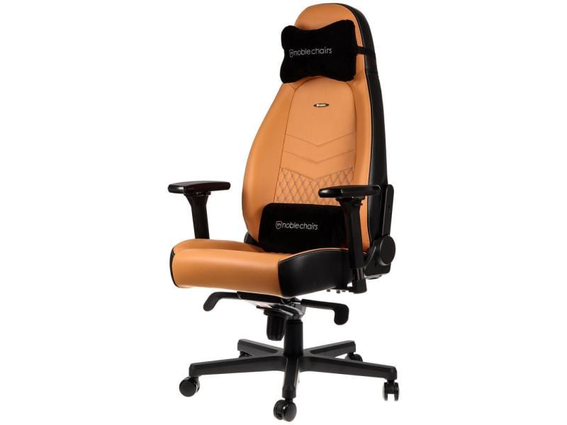 noblechairs Gaming-Stuhl ICON Echtleder Cognac