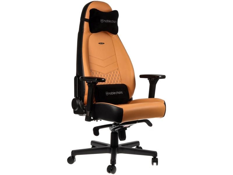 noblechairs Gaming-Stuhl ICON Echtleder Cognac