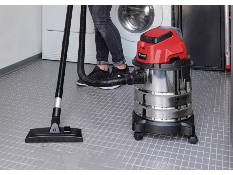 Einhell Aspirateur à déchets humides/secs sans fil TC-VC 18/20 Li S Solo