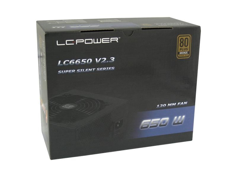 LC-Power LC6650 V2.3 Super Silent Serie - 650W - Bronze