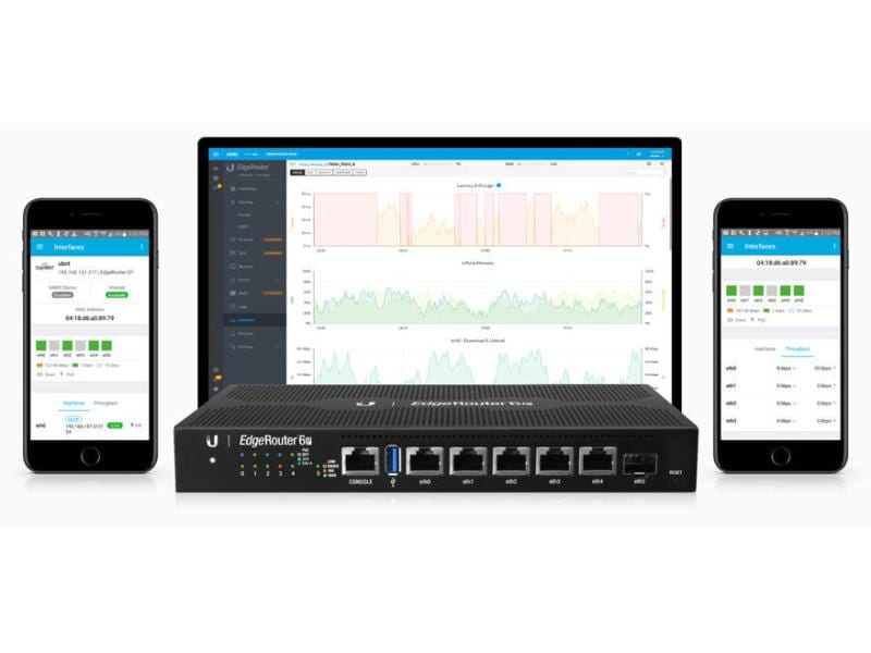 Ubiquiti VPN-Router EdgeRouter 6P ER-6P