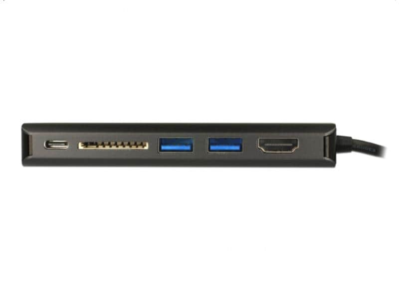 Delock Station d'accueil USB3.1 Typ-C – HDMI/LAN/SD/USB-A/USB-C PD