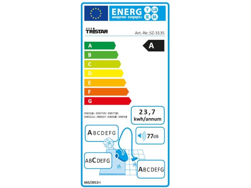 Tristar Bodenstaubsauger SZ-3135