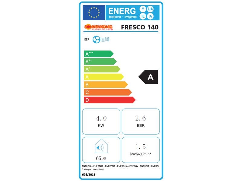 Sonnenkönig Klimagerät Fresco 140 (130 m³)