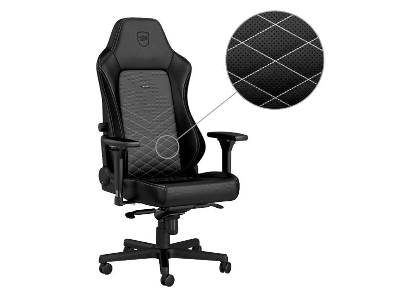 noblechairs Chaise de gaming HERO Noir/Blanc