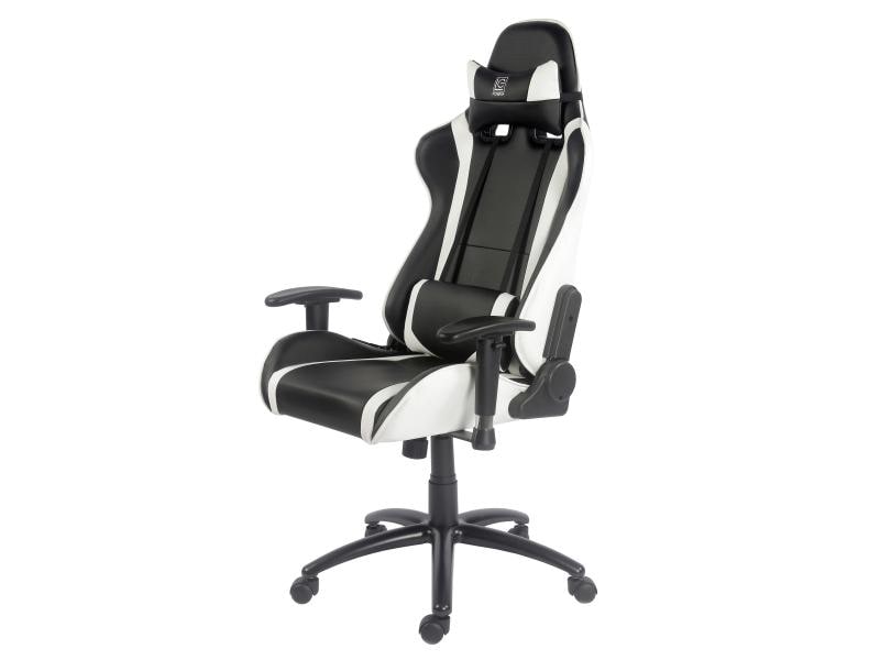 LC-Power Gaming-Stuhl LC-GC-2 Schwarz/Weiss