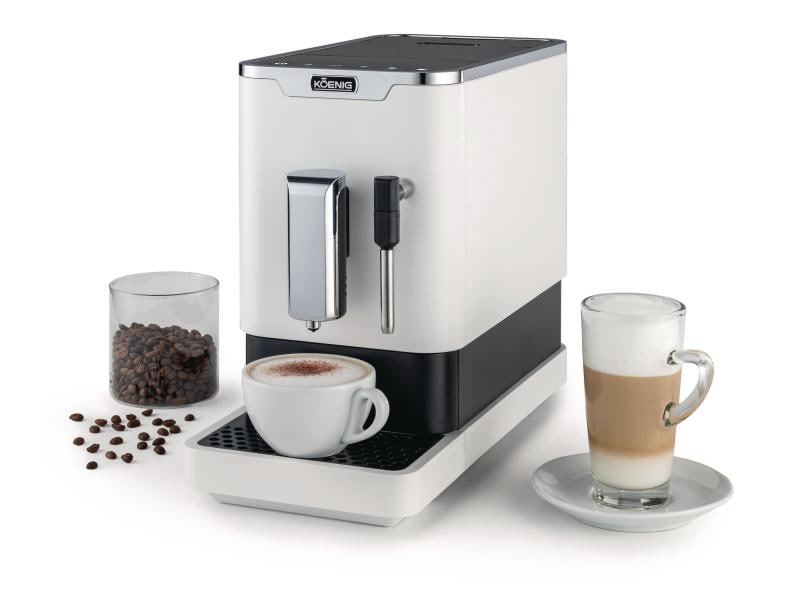 Koenig Kaffeevollautomat Finessa Milk Weiss, Schwarz