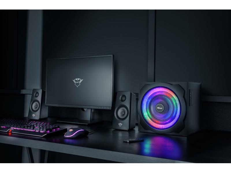 Trust Haut-parleurs de PC GXT 629 Tytan RGB Illuminated 2.1