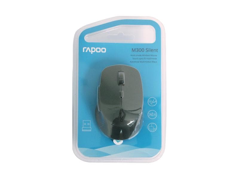 Rapoo Souris M300 Silent Dark Grey