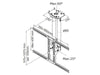 NEOMOUNTS Fixation de plafond PLASMA-C100 Noir