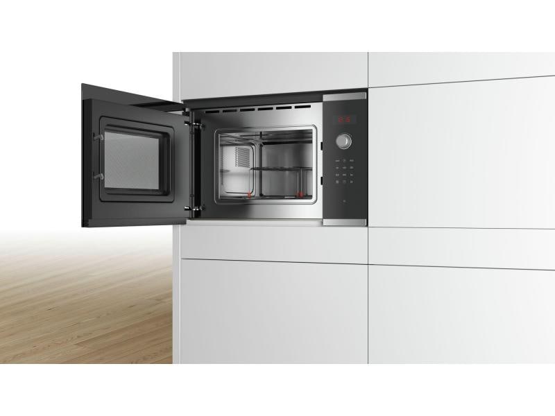 Bosch Einbaumikrowelle BEL523MS0 Schwarz/Silber