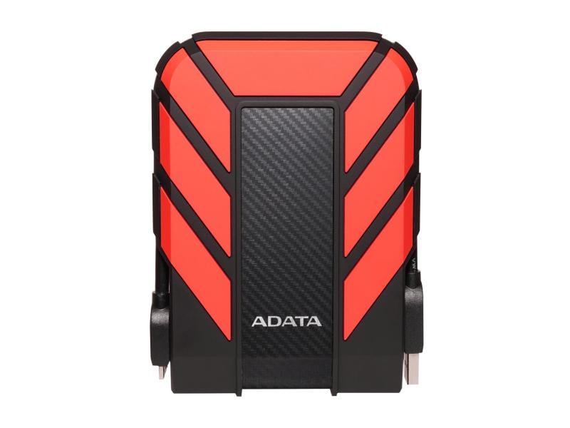 ADATA Disque dur externe AHD710P 1 To, Rouge/Noir