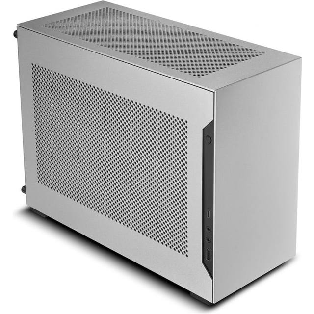 Lian Li A4-H2O A4 Mini-ITX Gehäuse inkl. PCIE4.0 Riserkabel - silber