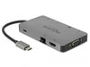 Delock Station d'accueil USB 3.1 Type-C – HDMI/VGA/USB/LAN/PD