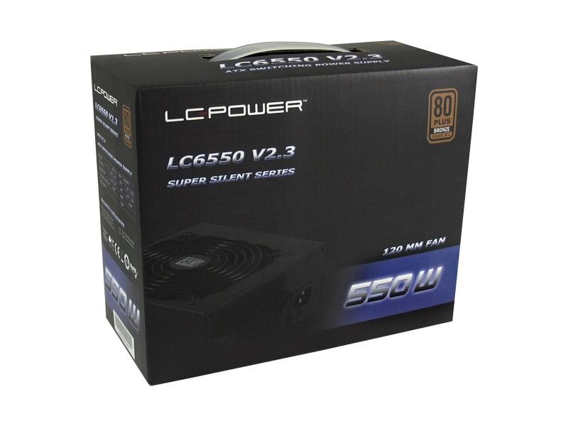 LC-Power Bloc d’alimentation LC6550 V2.3 Super Silent 550 W