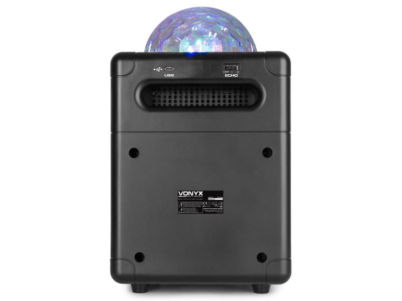 Vonyx Lautsprecher SBS50B Karaoke Speaker Schwarz