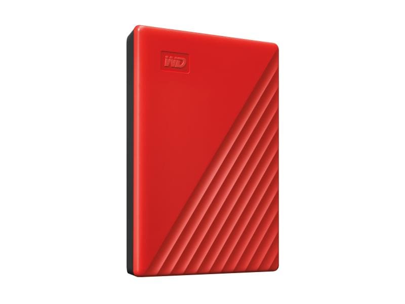 Western Digital Externe Festplatte My Passport 2 TB, Rot