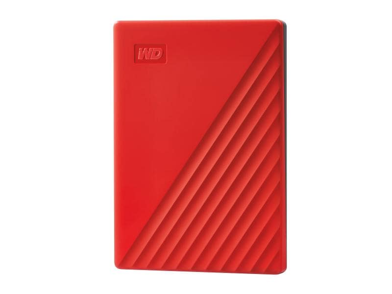 Western Digital Disque dur externe My Passport 2 TB, Rouge