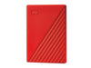 Western Digital Externe Festplatte My Passport 2 TB, Rot