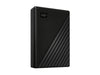 Western Digital Disque dur externe My Passport 4 TB, Noir