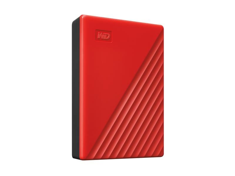 Western Digital Externe Festplatte My Passport 4 TB, Rot