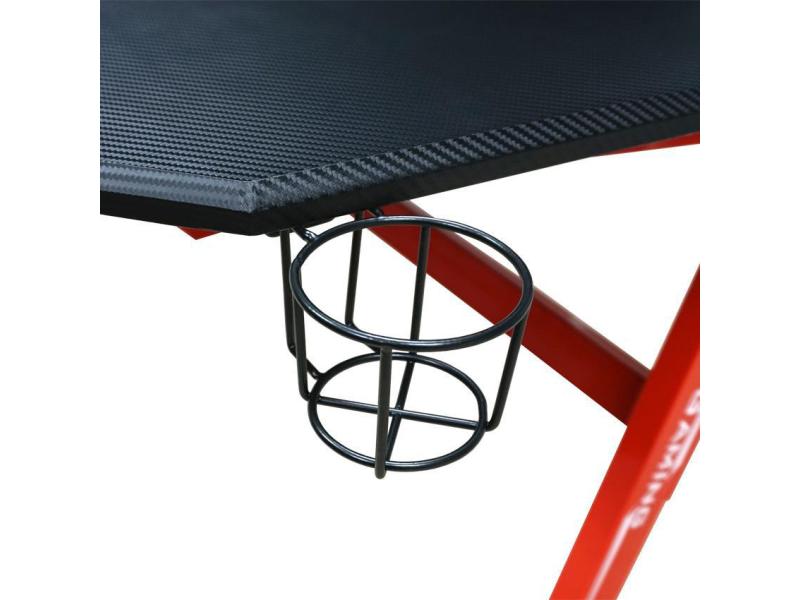 LC-Power Table de jeu LC-GD-1R Noir/Rouge