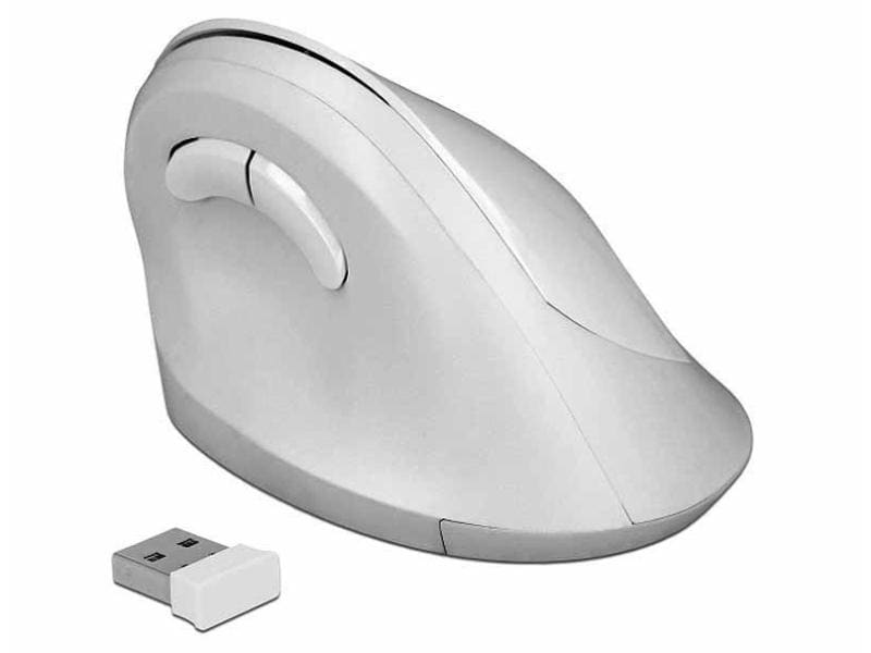 Delock Ergonomische Maus 12596 USB kabellos