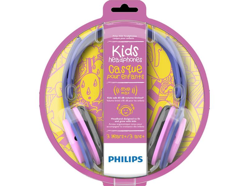 Philips On-Ear-Kopfhörer SHK2000PK Pink; Violett