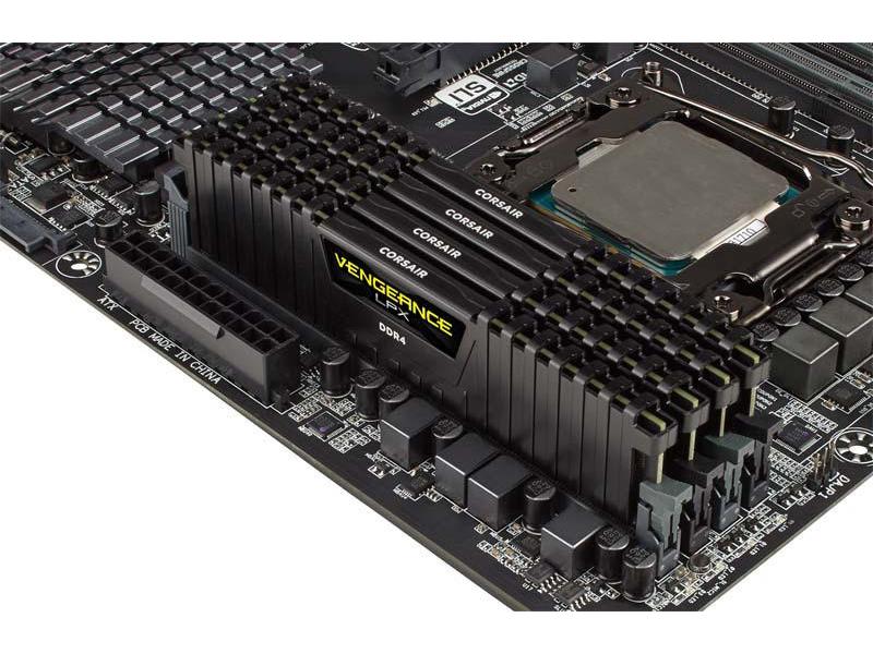 Corsair Vengeance LPX, DDR4, 64 Go (4 x 16 Go), 2666 MHz - noir