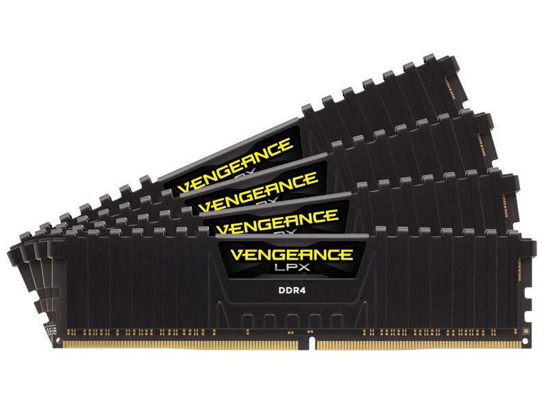 Corsair Vengeance LPX, DDR4, 64 Go (4 x 16 Go), 2666 MHz - noir