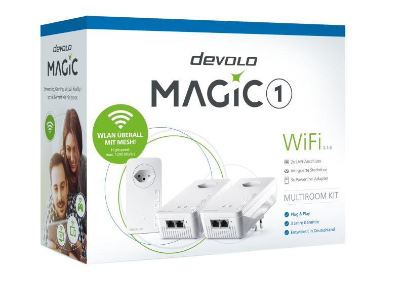 devolo Powerline Magic 1 WiFi Multiroom Kit