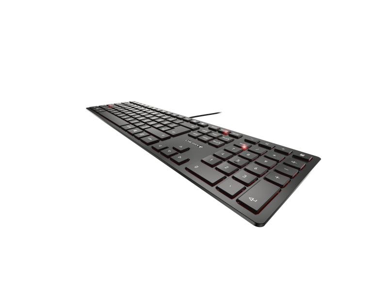 Cherry Tastatur KC 6000 Slim CH-Layout Schwarz