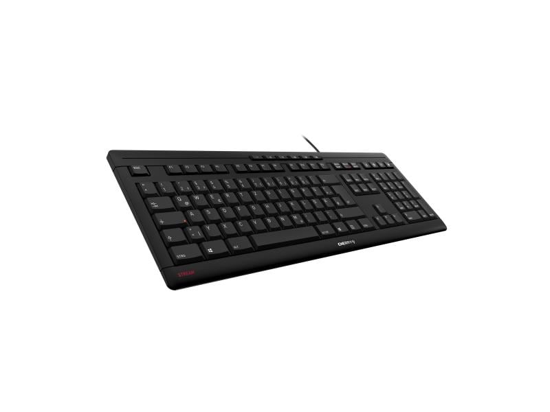 Cherry Tastatur Stream US-Layout Schwarz