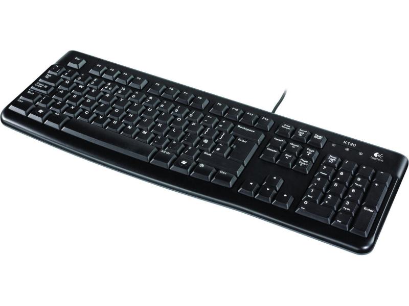 Logitech Tastatur K120 Business US-Layout