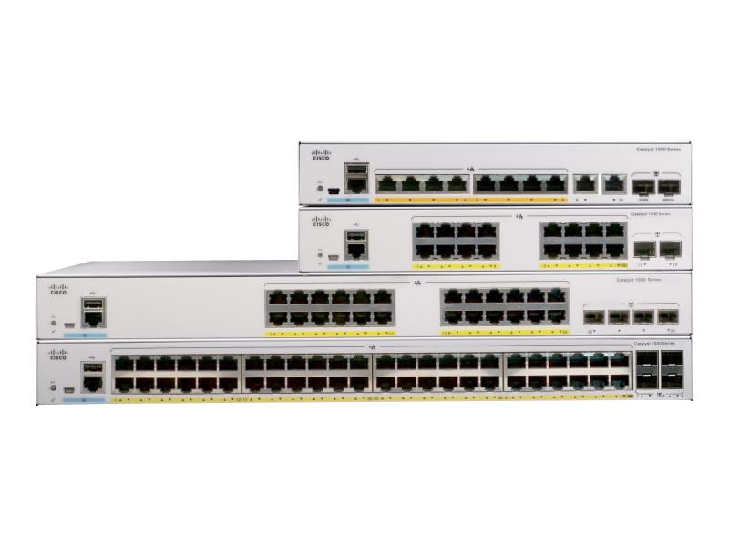 Cisco PoE+ Switch C1000-24P-4G-L 24 Port