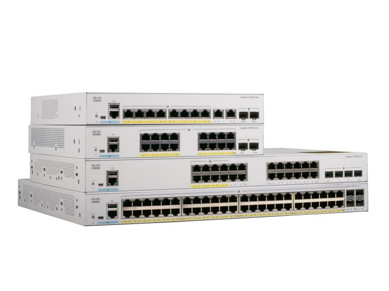 Cisco PoE+ Switch C1000-16P-2G-L 16 Port