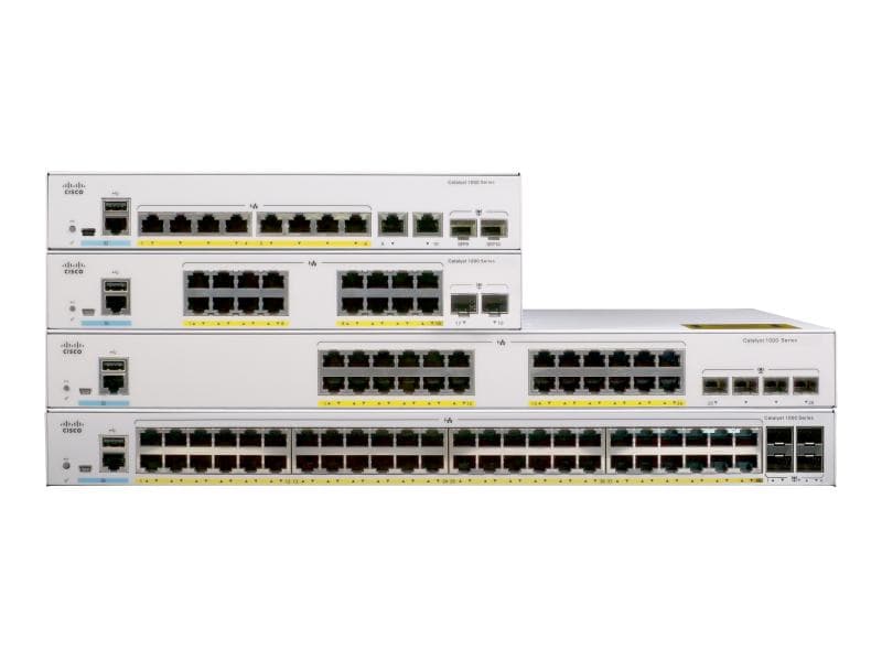 Cisco PoE+ Switch C1000-48P-4G-L 48 Port