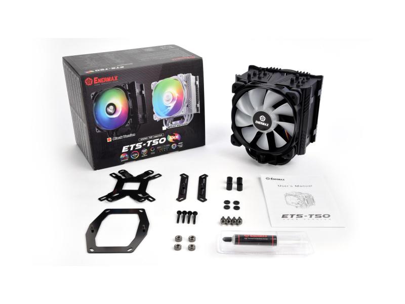 Enermax Refroidisseur CPU ETS-T50 AXE ARGB Noir