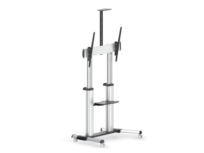 PureMounts Trolley TV PDS-0011C Noir/Argenté