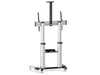 PureMounts Trolley TV PDS-0011C Noir/Argenté